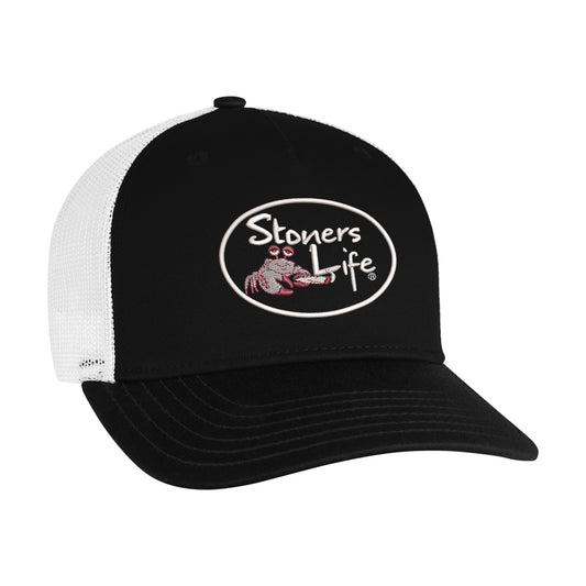 Classic Structured Hat, Poly Mesh and Snap Back