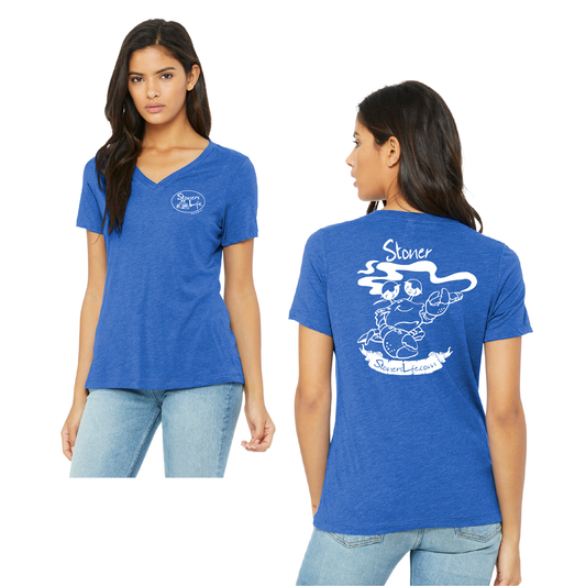 Ladies Triblend V-Neck