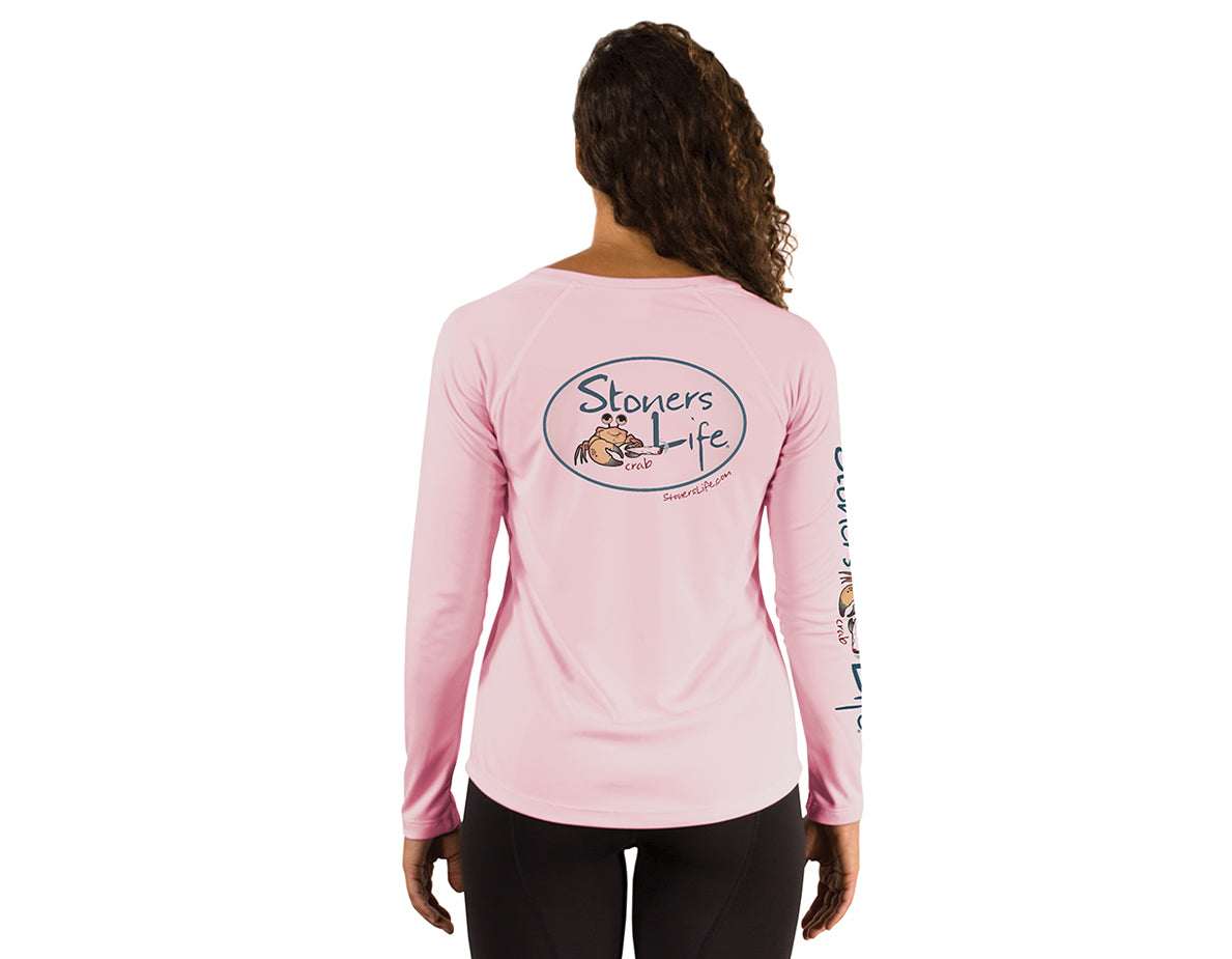 Ladies Solar Performance Long Sleeve V-Neck